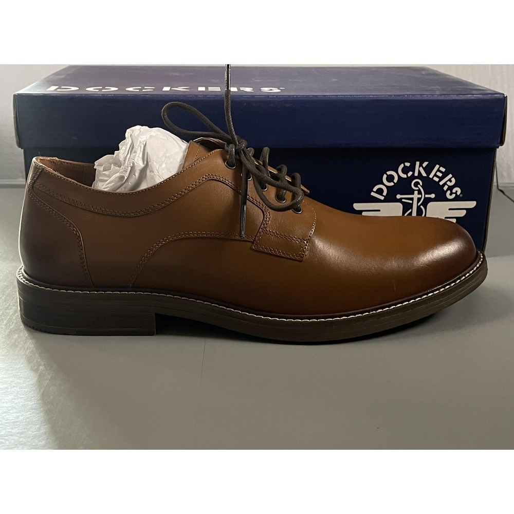 Dockers Ludgate Shoes Mens Size 11 M Brown Derby Dress Supreme Comfort